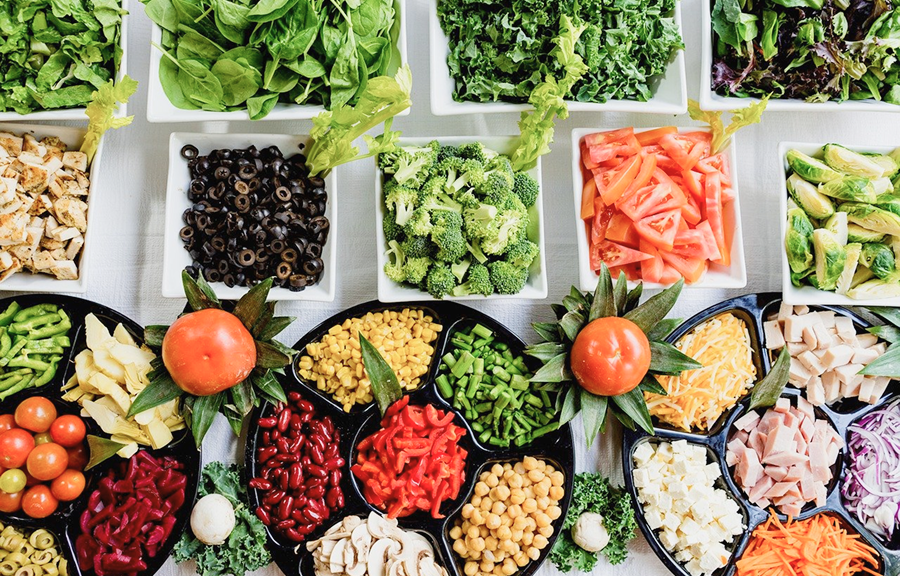 トッピングが並ぶ写真