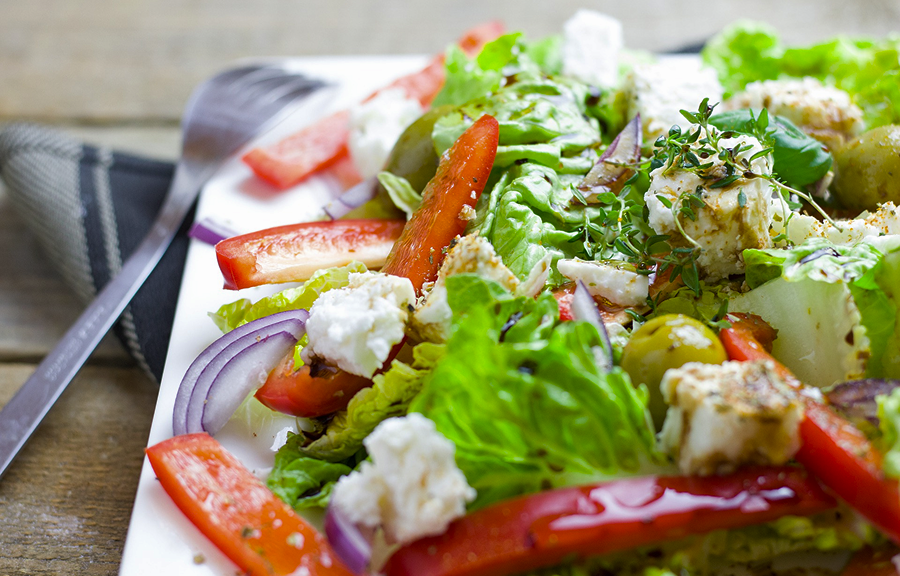 サラダメニューの写真