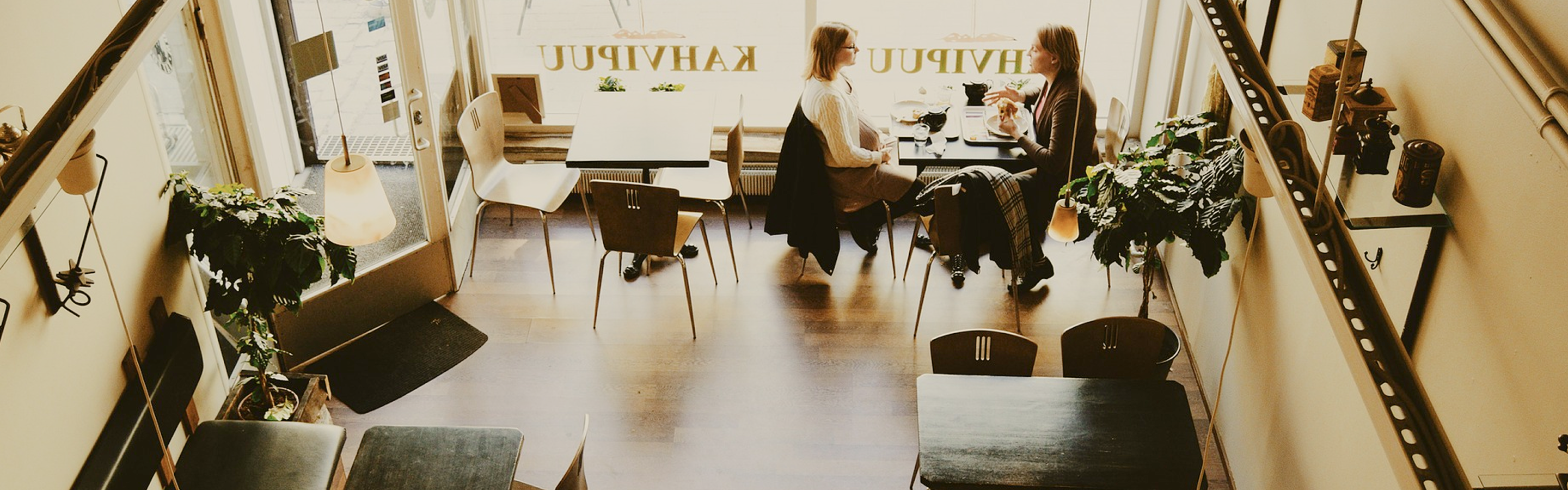 カフェの店内写真